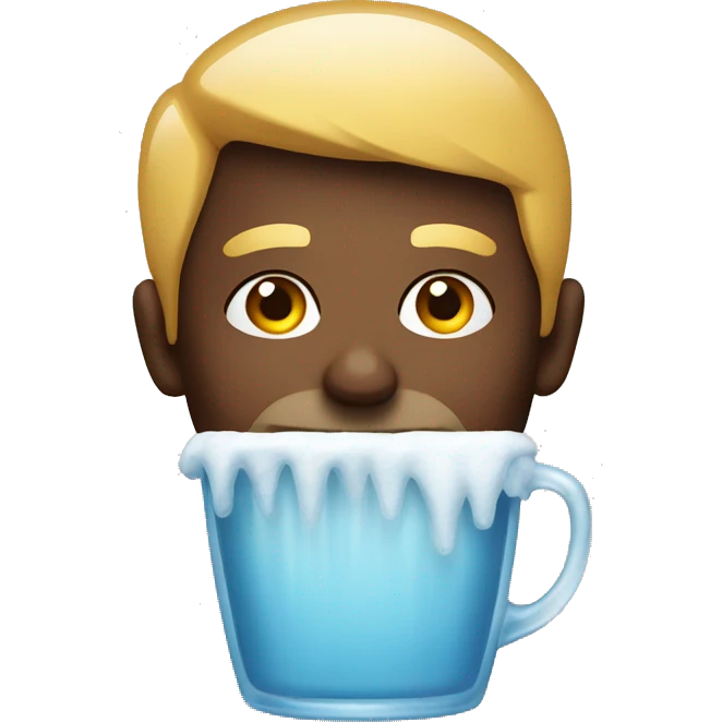 thirsty and cold emoji emoji