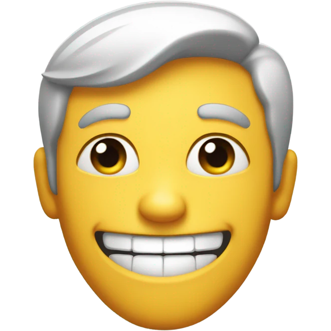 smilign emoji with angry devious eyebrows emoji