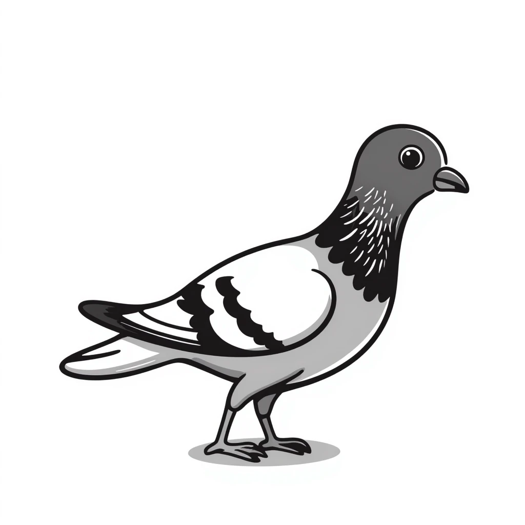 Nicobar pigeon with shimmering colorful feathers and white tail emoji