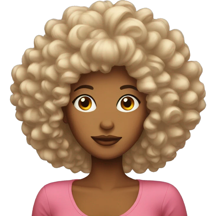 lady with big hair emoji