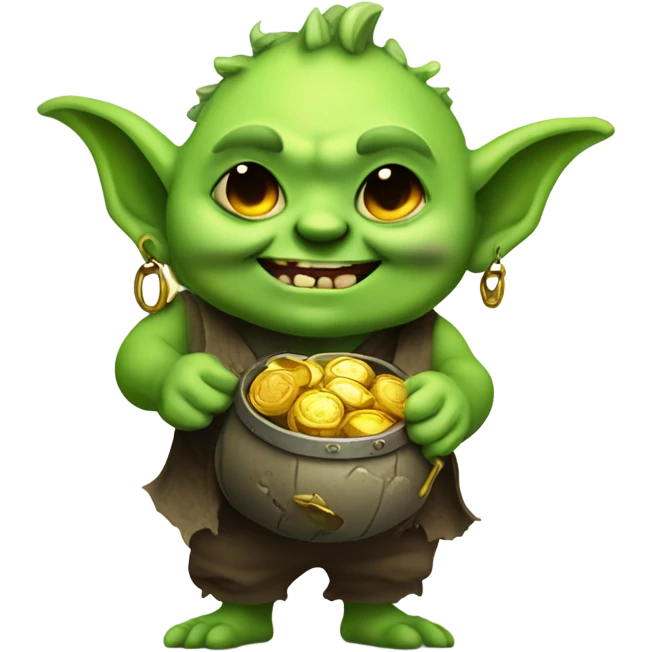 Tummy goblin emoji