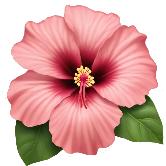 Emoji de  flor hibiscus mutabilis emoji