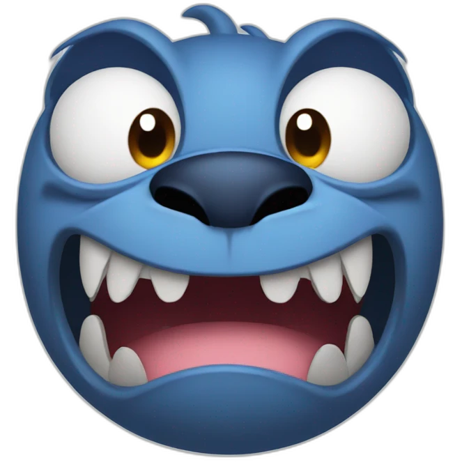 angry stitch emoji