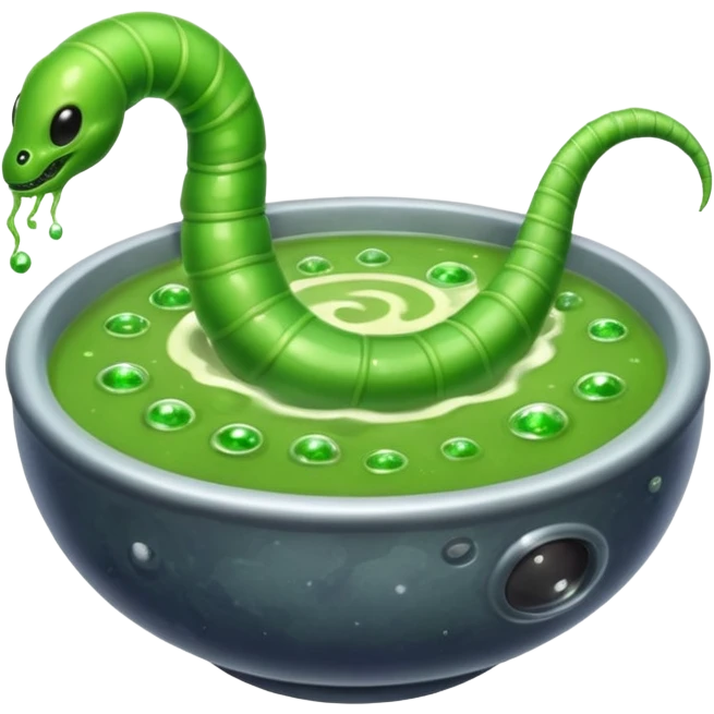 space worm soup emoji