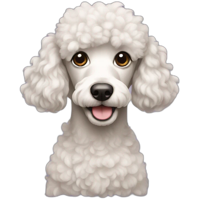 Poodle emoji