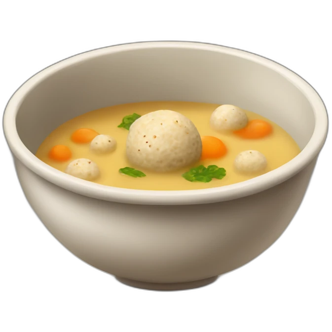 Matzah ball soup emoji