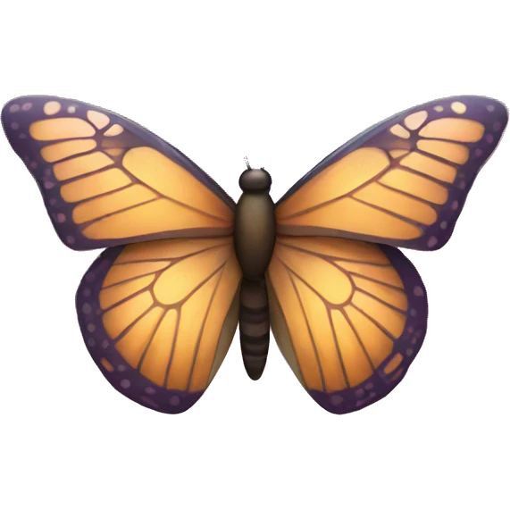 Butterfly with stars emoji
