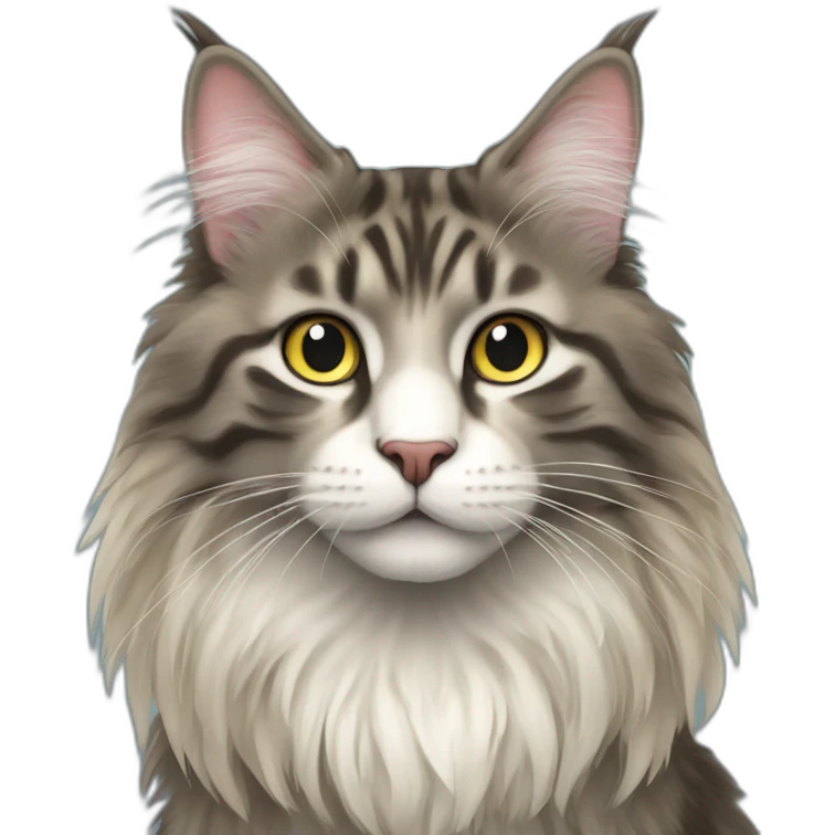 Norwegian Forrest cat emoji