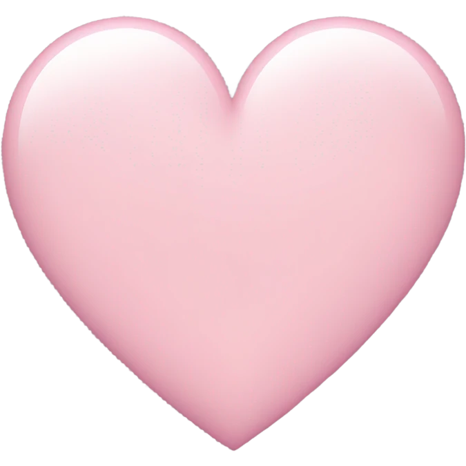 Light pink heart emoji