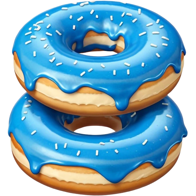 Blue donuts emoji