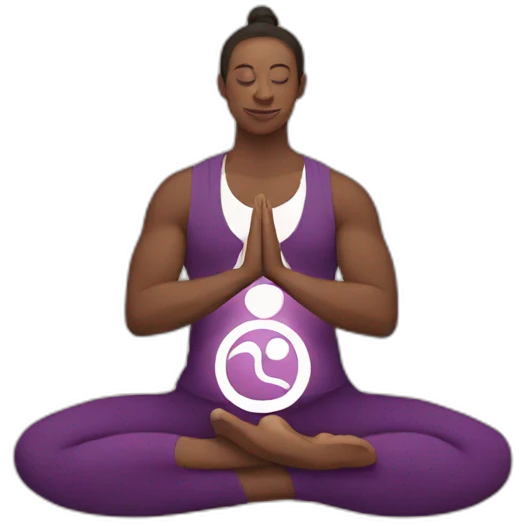 Yoga symbol emoji