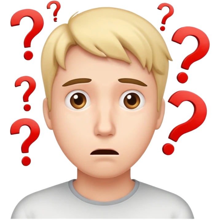 confused face with question marks around head, bewildered expression emoji