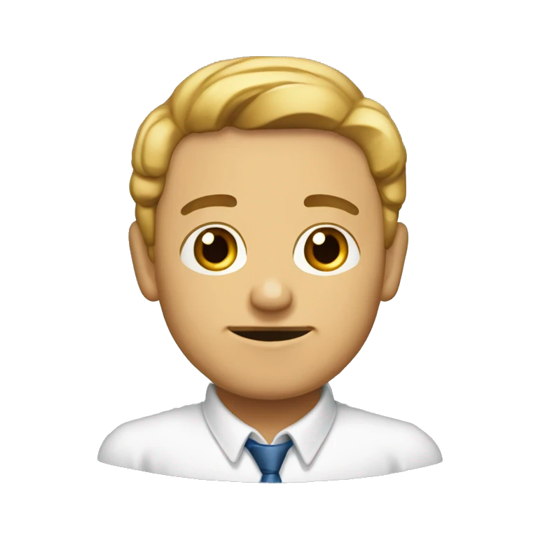 блондинка с кофе emoji