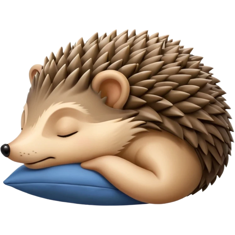 Sleeping Hedgehog emoji