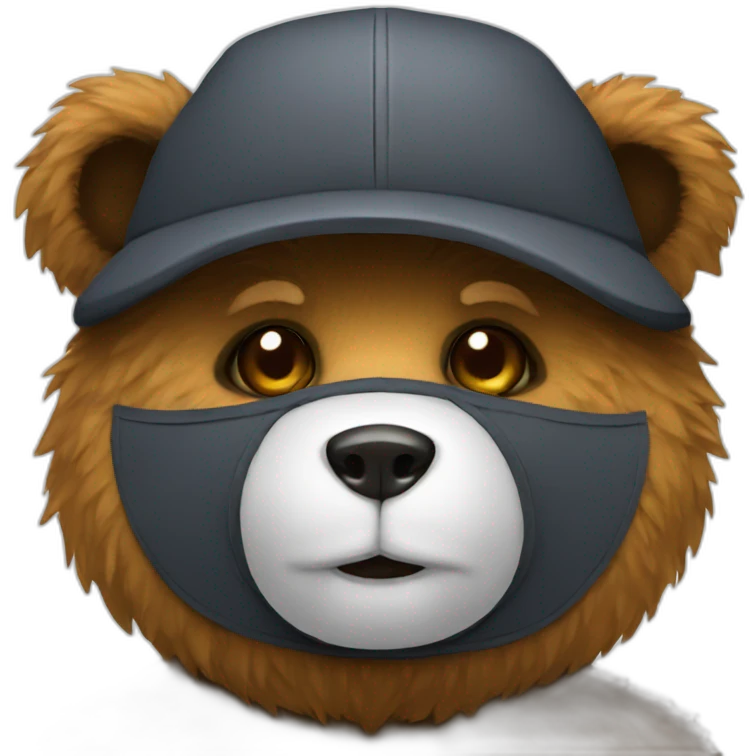 bear in mask emoji