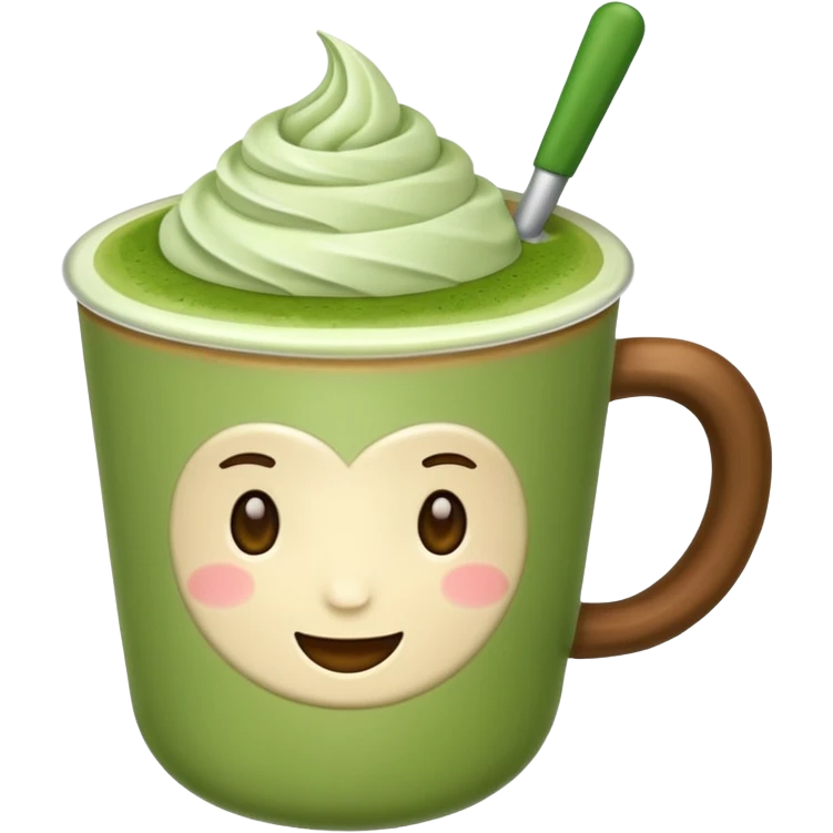 Matcha latte  emoji