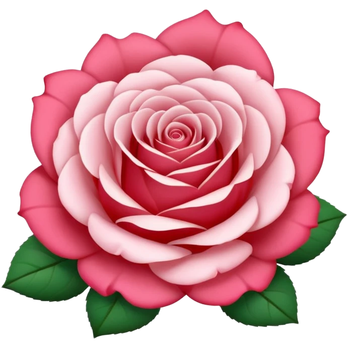 rose shape flower, no stem, no leaves, now make the petals white emoji