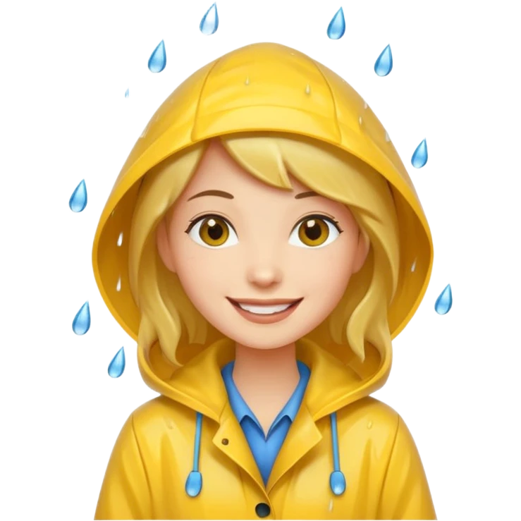 woman caught in the rain emoji