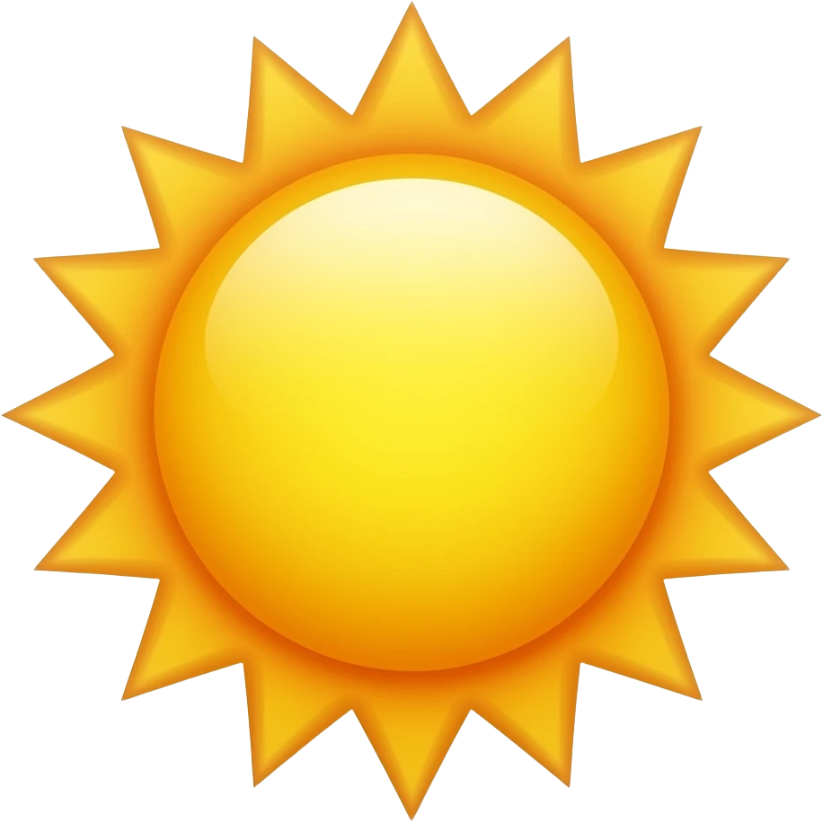 the sun emoji