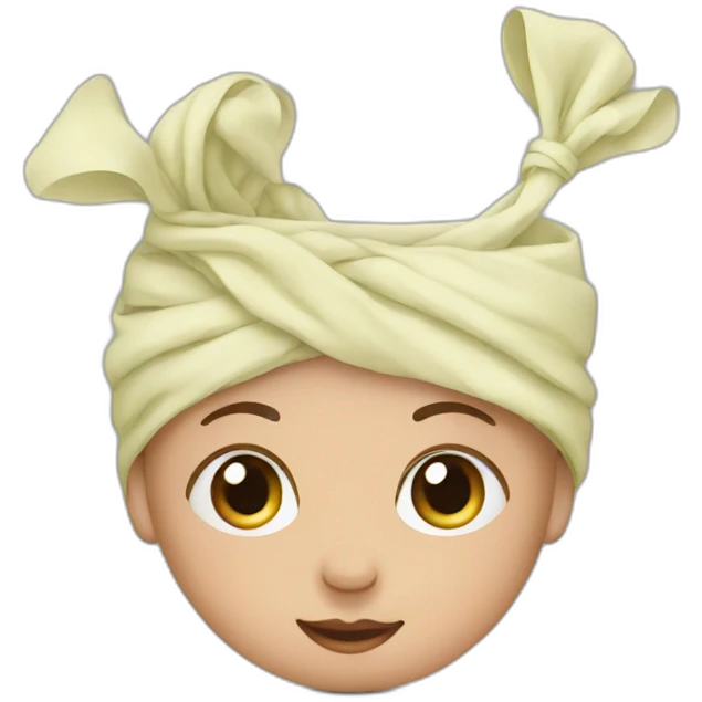 Newborn with wraps emoji