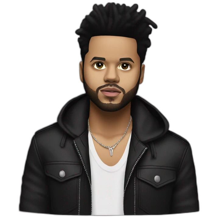 The Weeknd singer emoji