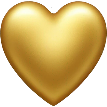 gold heart emoji