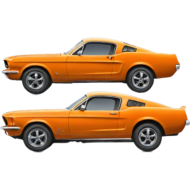 orange ford mustang emoji