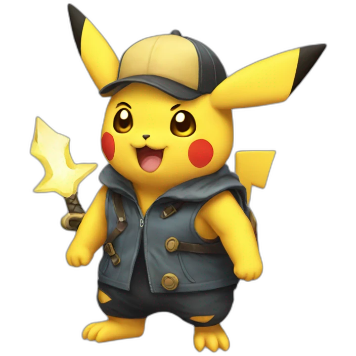 Pikatchu Halloween emoji