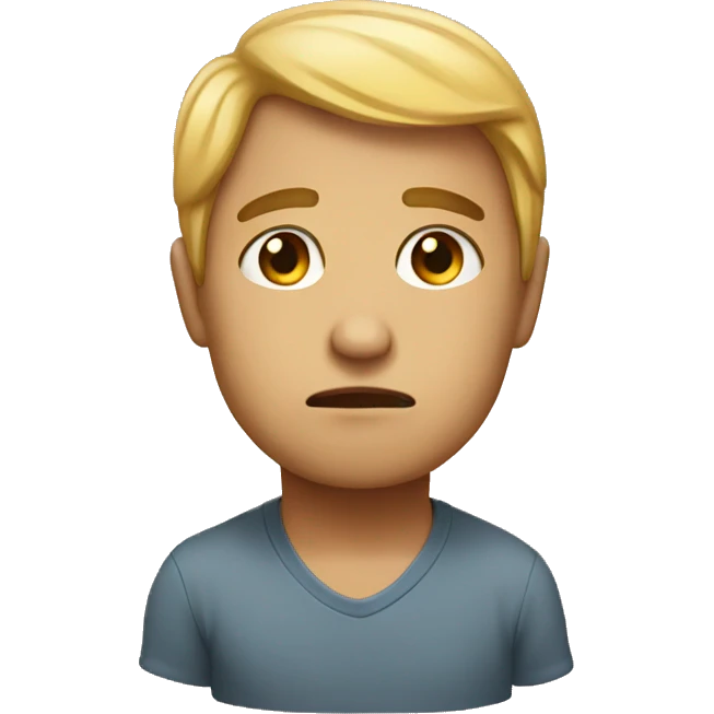 very very very sad emoji