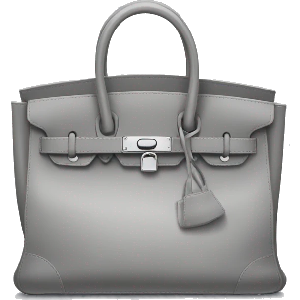 a grey birkin bag emoji
