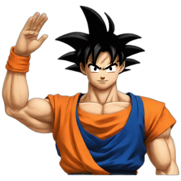 goku salute emoji