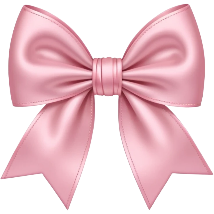 Cute light pink bow  emoji