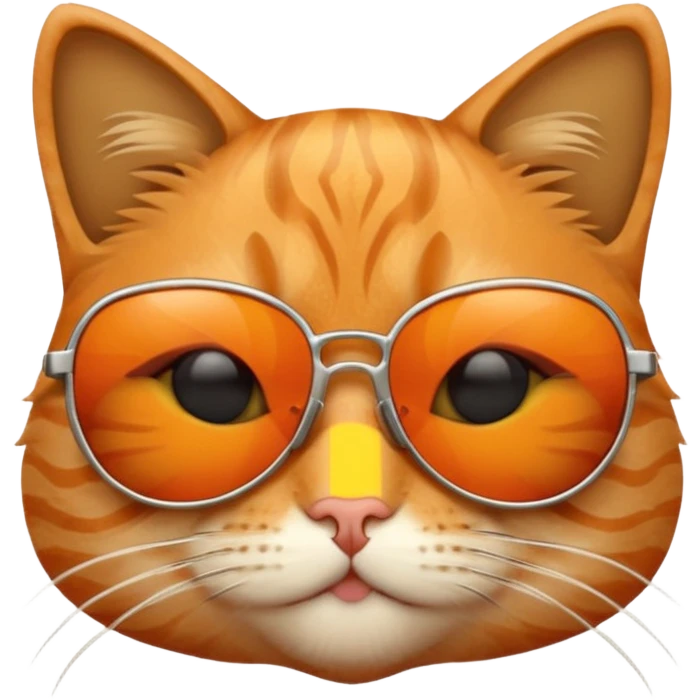 Cat wearing sunglasses emoji