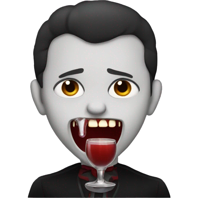 vampire drinking emoji