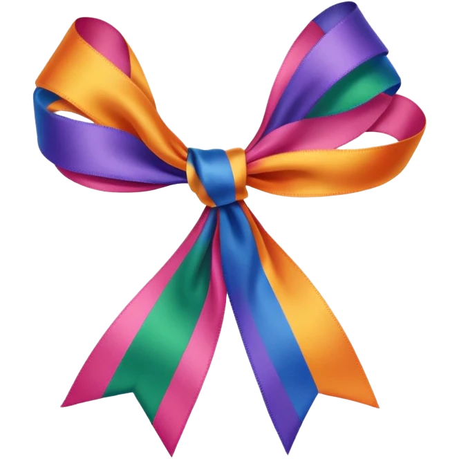 Ribbon of same design in all colors emoji