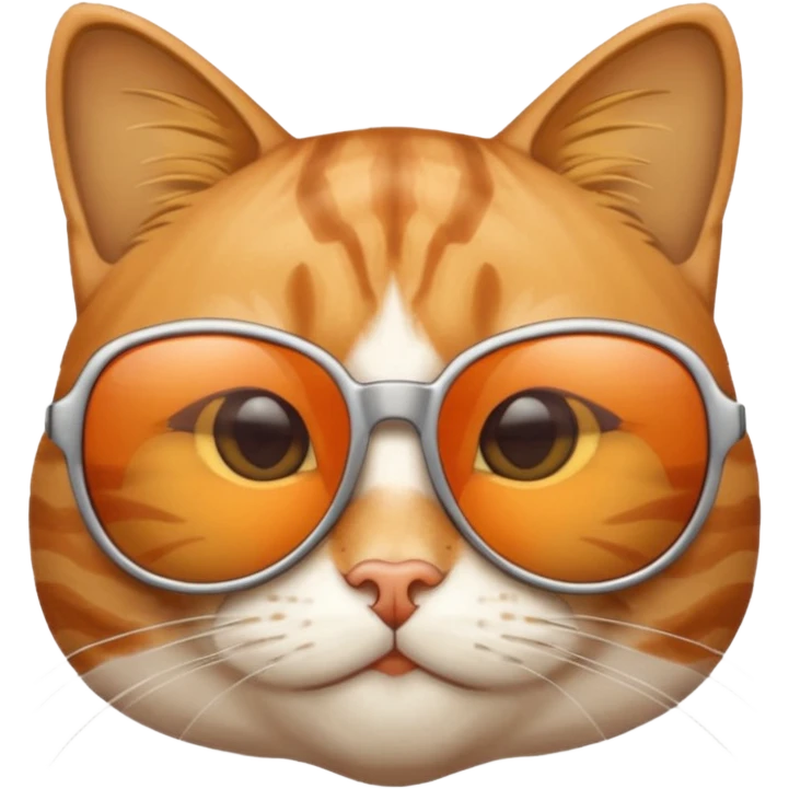 Cat wearing sunglasses emoji