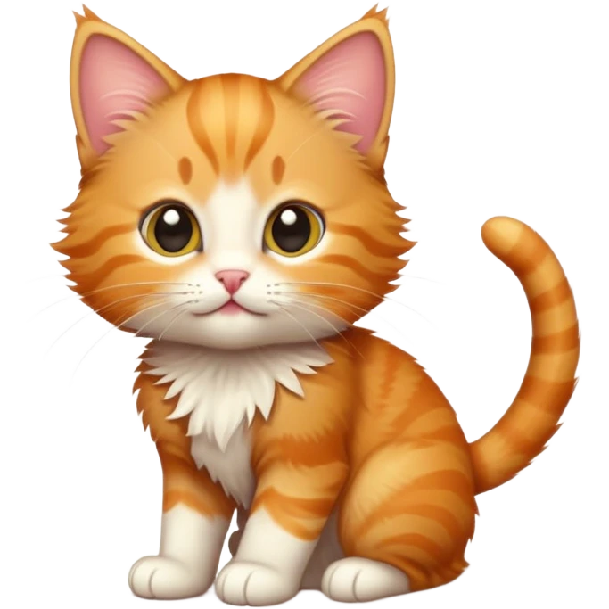 Ginger tabby kitten emoji