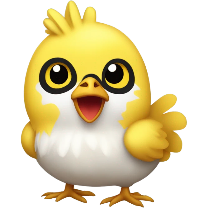 Pikachu chicken emoji