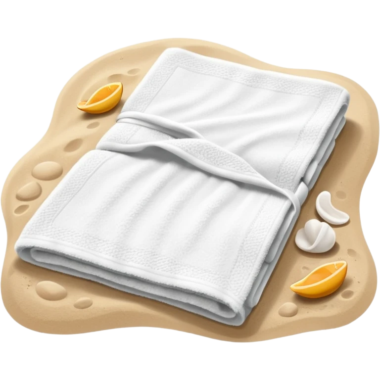 Towel – spread out on the sand emoji