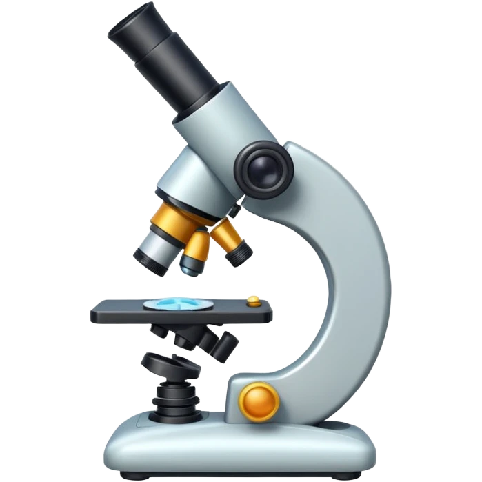 microscope with atomic orbitals emoji style emoji