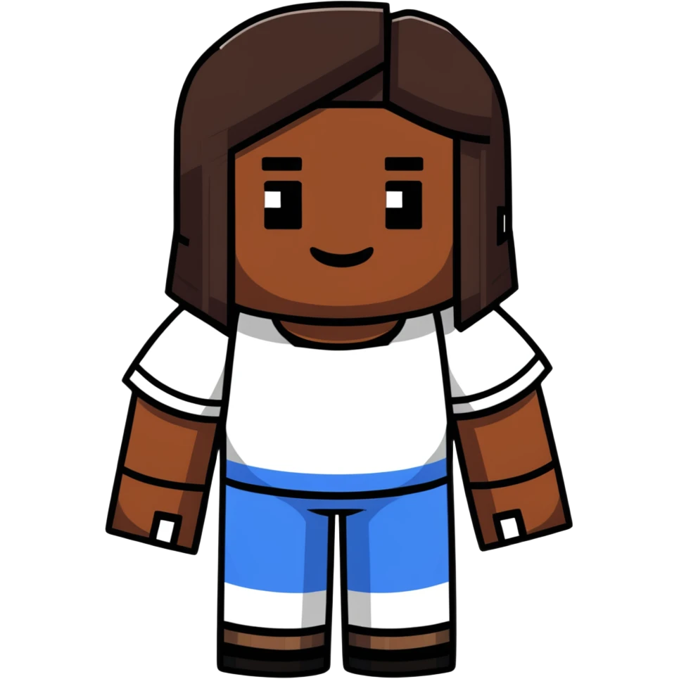 Danielle Brooks as a Minecraft character emoji
