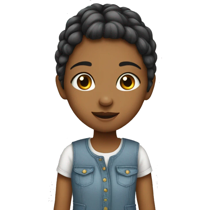 Cute girl emoji