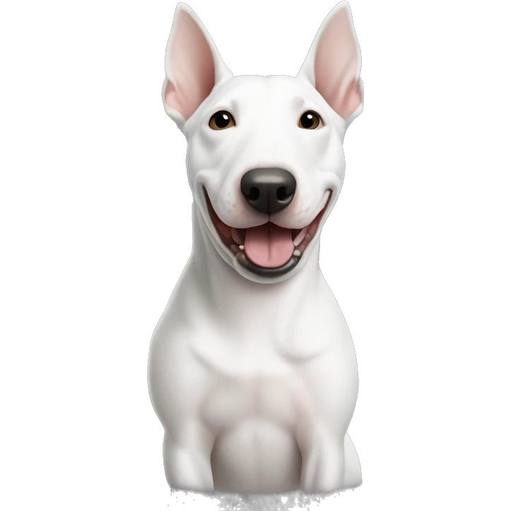 grey var with a bullterrier beside emoji