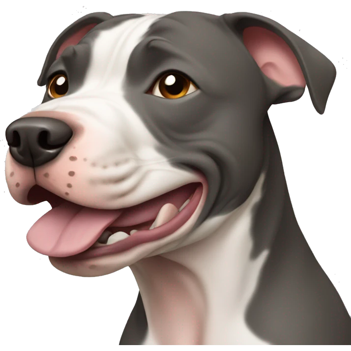 Pitbull dog emoji