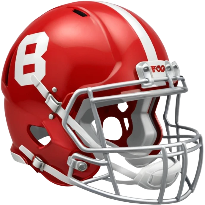 College football player helmet only emoji