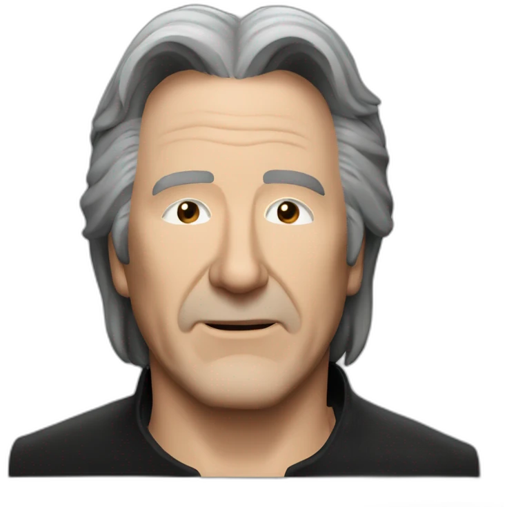 Alan rickman dark hair from die hard movie emoji