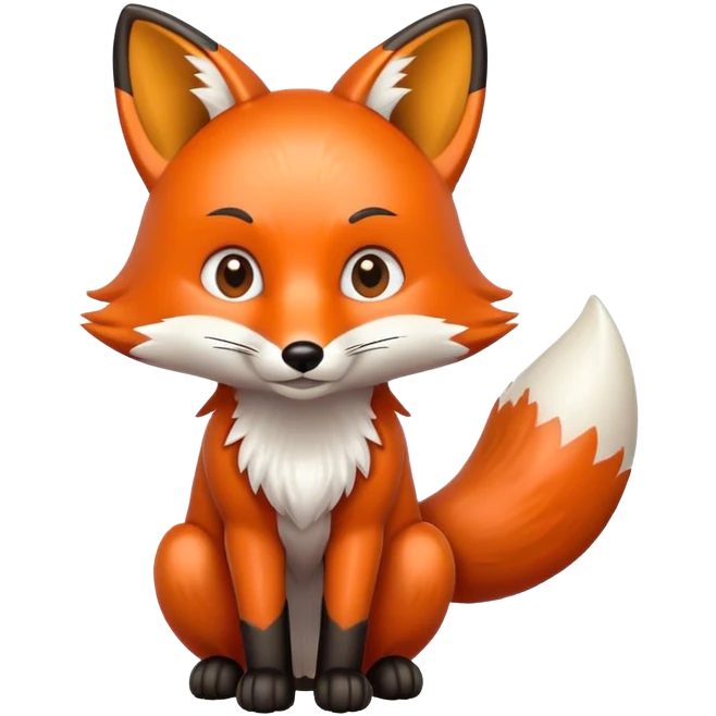 Fox playing emoji