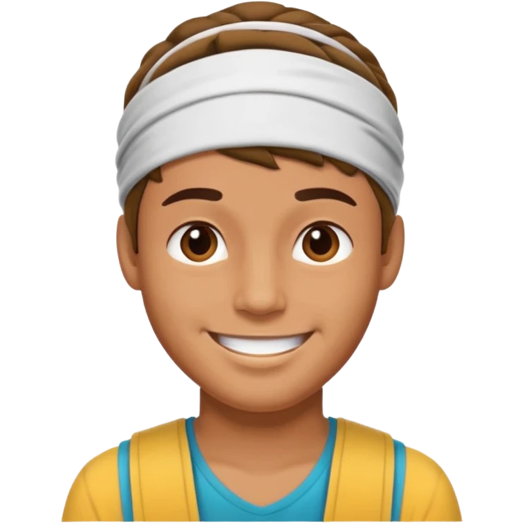 guy with headband emoji
