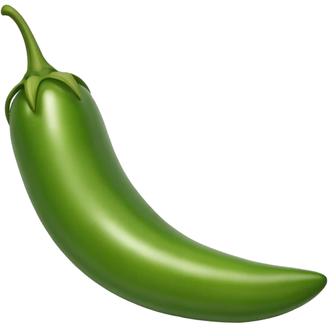 green chilli  emoji
