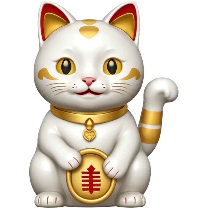 No! A lucky cat! emoji